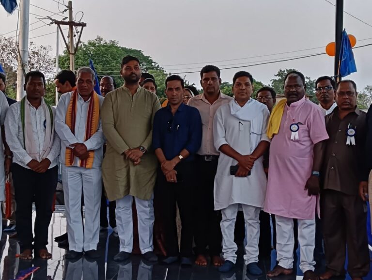 अंबेडकर जयंती पर लैलूँगा में निकली विशाल रैली, पूर्व विधायक ह्र्दय राम रहे अगुवाई में