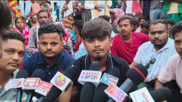 बड़ी खबर लैलूँगा : मृतक को न्याय दिलाने के लिए घंटो बहाया पसीना यूथ कांग्रेस नेता अपरांस सिन्हा