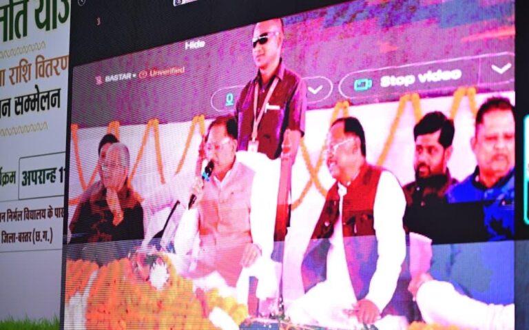 मुख्यमंत्री साय ने महिला कृषक बसंती को दी बधाई